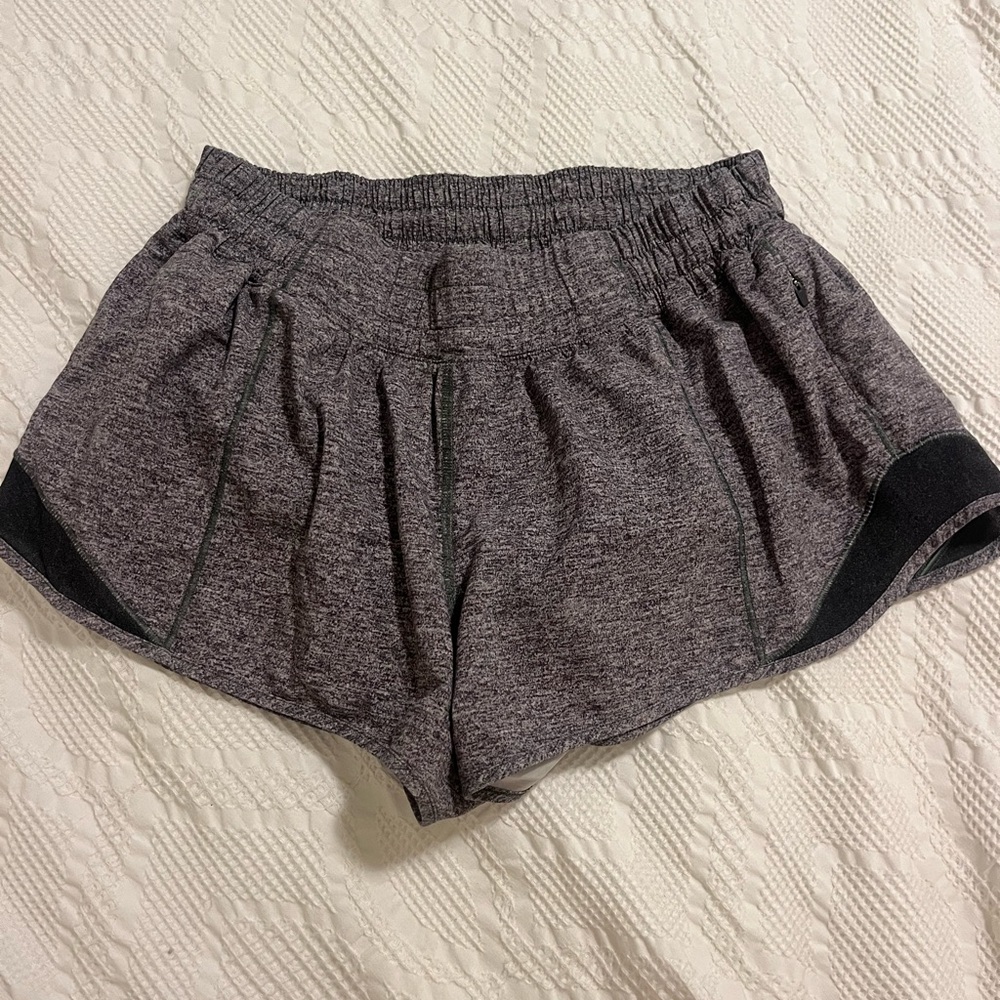 Heather Grey Hotty Hot Lined Short 2.5